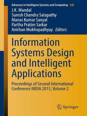 cover image of Information Systems Design and Intelligent Applications